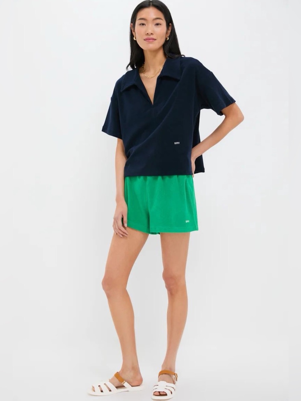 Tuckernuck Green Terrycloth Driftwood Shorts